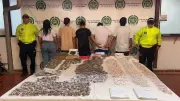 Cinco capturados de banda 'Los del Sur' por microtráfico en operativos en Bucaramanga