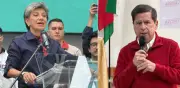 Claudia López y Juan Fernando Cristo chocan por polémica de Constituyente en campaña de Cepeda