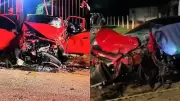 Conductor ebrio causa choque frontal fatal en Barrancabermeja: policía y mujer fallecen