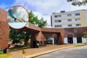 Estudiante de la UIS hospitalizado tras explosión de bomba química en baño universitario