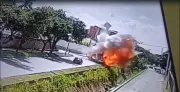 Impactante video: explosión de bus bomba cerca del Batallón Pichincha en Cali