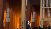 Incendio en Catedral de Santa Marta genera pánico durante Jueves Santo