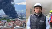 Incendio en fábrica de bicicletas en Itagüí fue controlado con apoyo de bomberos vecinos