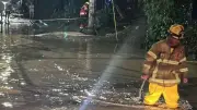 Inundaciones y colapso de techo en Bello, Antioquia, por intensas lluvias