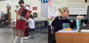 Joven colombiano en Florida se vuelve viral al tocar acordeón vallenato en su colegio de Estados Unidos