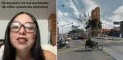 Joven denuncia ataque con botella en la avenida Caracas de Bogotá