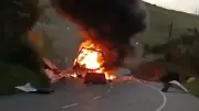 Nueva explosión de camión en la vía Panamericana entre Popayán y Santander de Quilichao