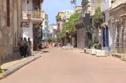 Obras en calle Media Luna en Getsemaní alcanzan 90% de avance