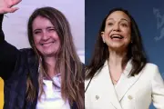 Paloma Valencia elogia a María Corina Machado como 'heroína' en videollamada durante campaña