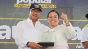 Petro entregó título de mina de oro al lado de batallón militar en Antioquia