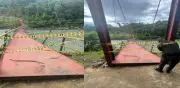 Puente nuevo colapsa durante inauguración en Bagadó, Chocó: alcaldesa presente y sospecha de sabotaje
