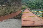 Puente peatonal colapsa minutos tras inauguración en Bagadó, Chocó: 8 lesionados
