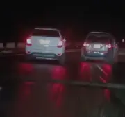 Robo de camioneta en vía Popayán-Cali captado en video; víctimas vivieron momentos de terror