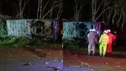 Tragedia vial en Ibagué-Bogotá: bus intermunicipal volcado deja cinco muertos y 20 heridos
