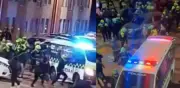 Video capta el instante en que patrulla policial atropella a hombre durante intento de linchamiento en Bogotá