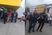 Violento asalto a empresa de valores en Oxxo de Bogotá deja herido y pánico en Palermo