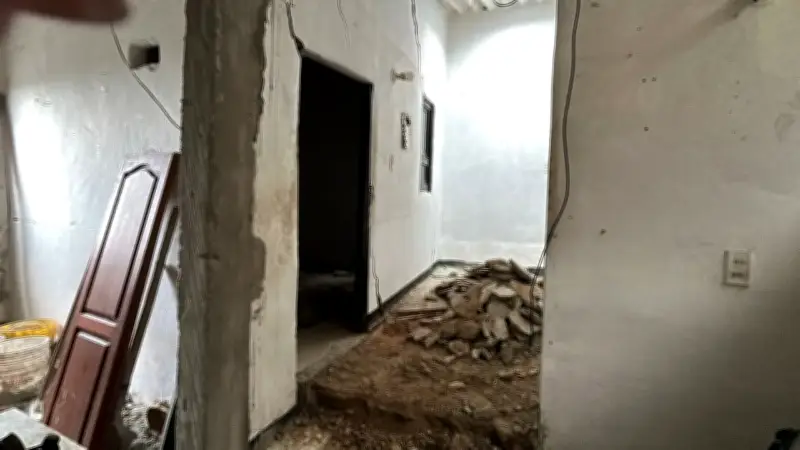 16 familias en riesgo de perder sus viviendas por grietas en Bucaramanga