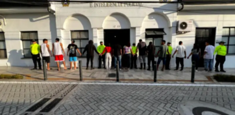 18 presuntos sicarios del Tren de Aragua enviados a prisión en Santander