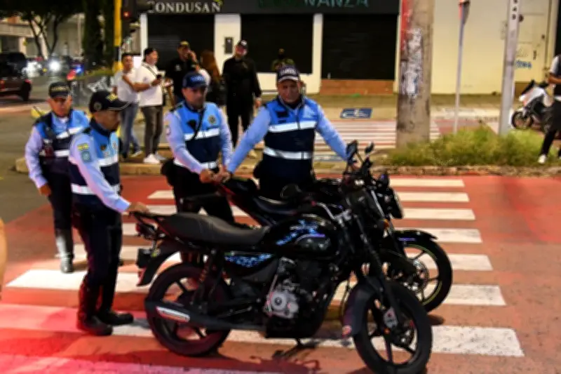 65 motos inmovilizadas y 9 sancionados por escapes ruidosos en Bucaramanga