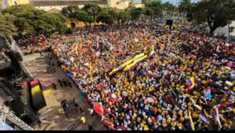 Abelardo De La Espriella llena Bucaramanga en su cierre de campaña