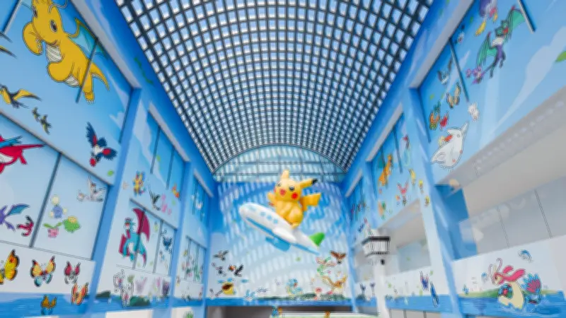 Aeropuerto japonés se renueva con temática Pokémon para atraer turistas