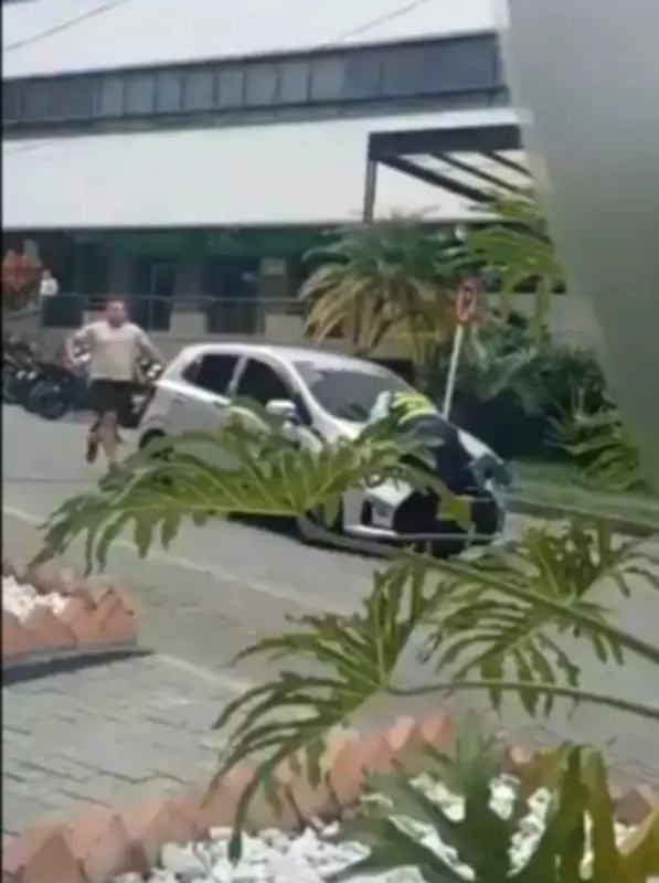 Agente de tránsito atropellado en Armenia durante control vial