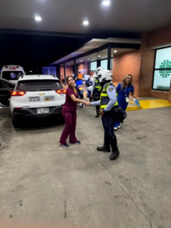 Agentes de Movilidad de Cali trasladan órganos en tiempo récord para salvar vidas