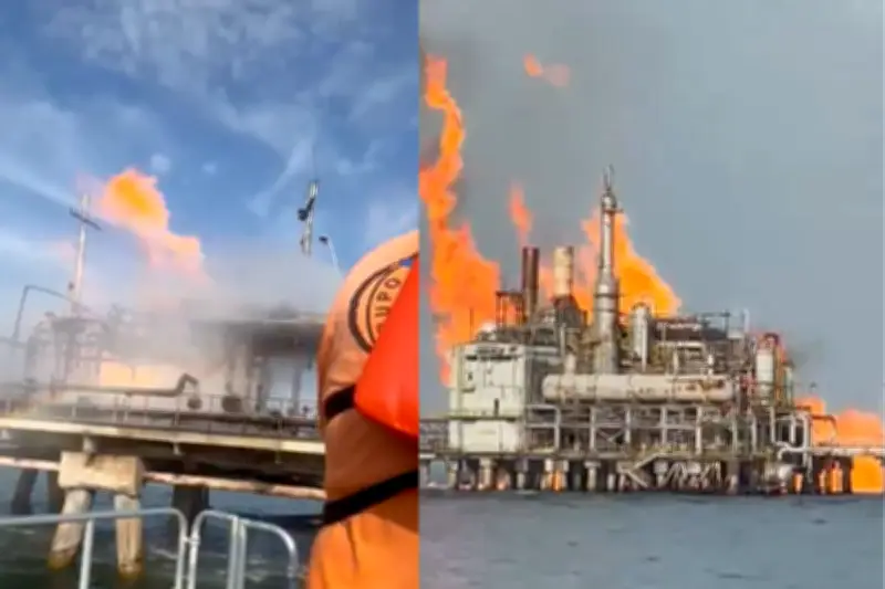 Alarma en Venezuela por grave incendio tras explosión en planta de PDVSA: seis heridos
