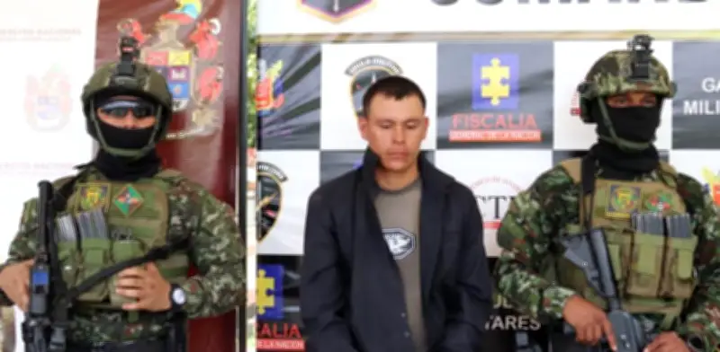 Alias Raider, cabecilla del 'clan del Golfo', capturado en operación militar en Córdoba