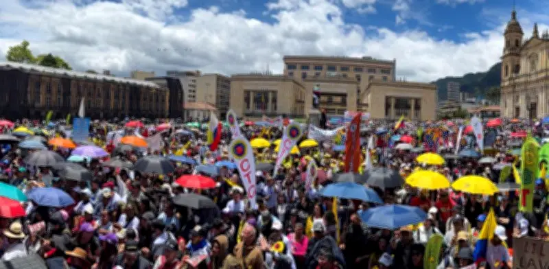 Así avanzaron las marchas del 1 de mayo en las principales ciudades de Colombia
