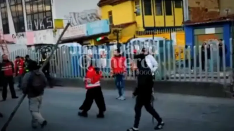 Ataques con piedras y amenazas en estación Calle 76 de TransMilenio
