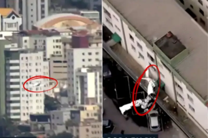 Avioneta choca contra edificio en Belo Horizonte: dos muertos y tres heridos graves