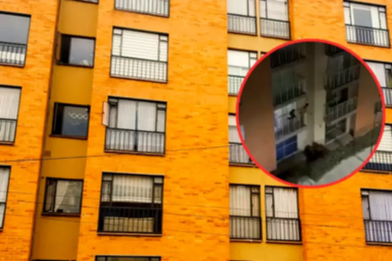 Balacera en conjunto residencial: video muestra riña y disparos contra policías