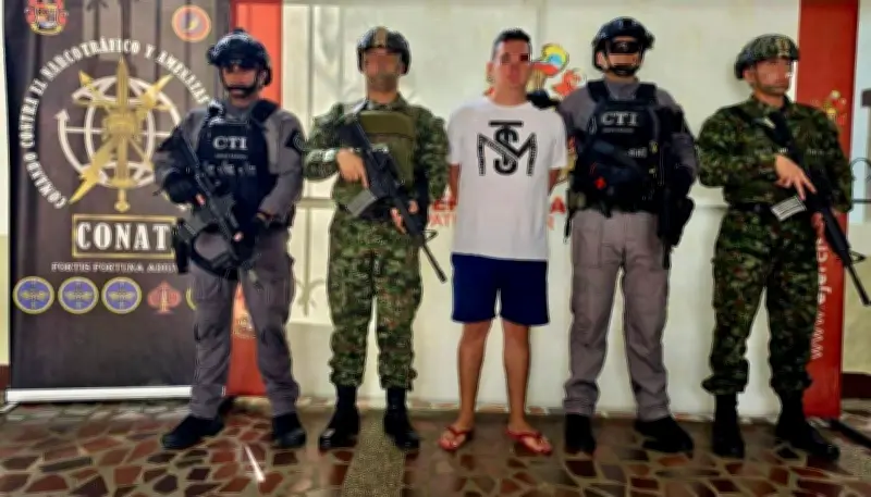 Capturan a alias 'El Mono', jefe de finanzas de disidencias Farc en Cauca