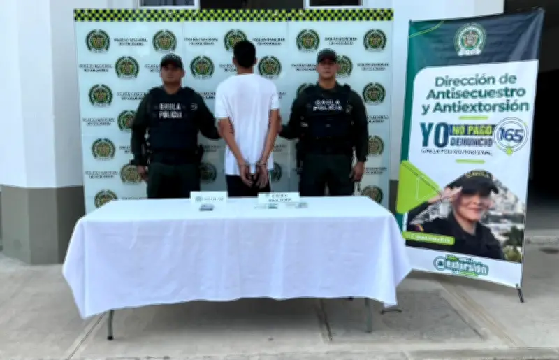 Capturan a alias ‘Manuel’ por extorsión a comerciante en Barrancabermeja
