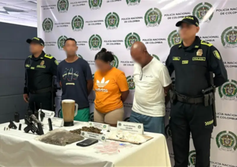 Capturan a cuatro presuntos microtraficantes en Cartagena