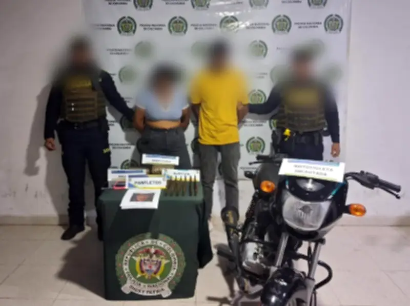 Capturan a dos presuntos microtraficantes vinculados al Clan del Golfo en Magangué