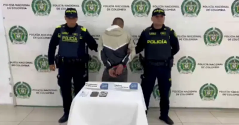 Capturan a extranjero por robo de celular con cuchillo en Bucaramanga