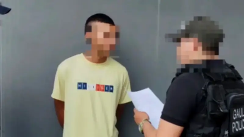 Capturan a 'Gury', joven de 18 años con 6 anotaciones, por extorsión en Cartagena