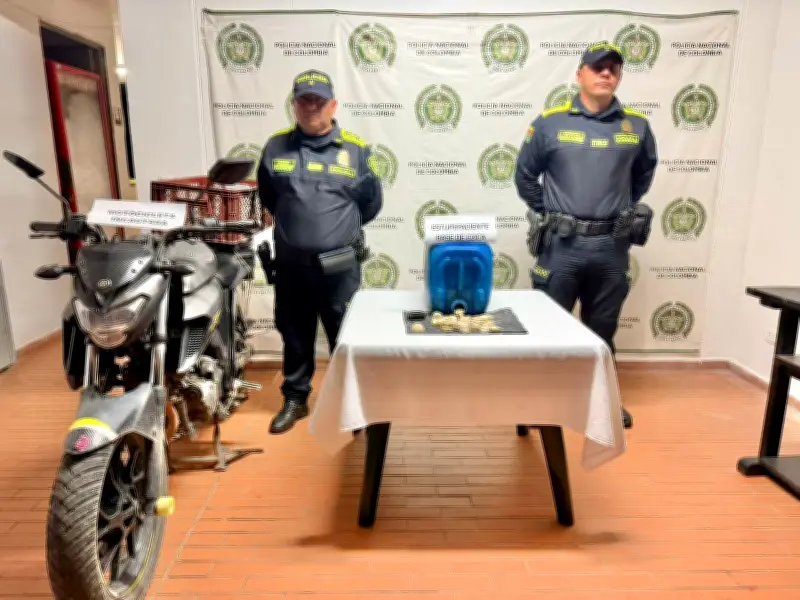 Capturan a hombre con 21 kilos de base de coca tras fuga en Betulia