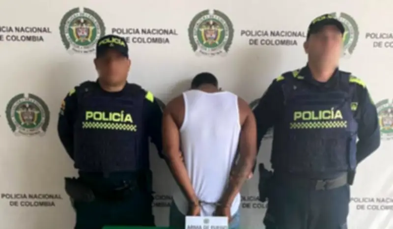 Capturan a 'Junior' con revólver y municiones en Cartagena