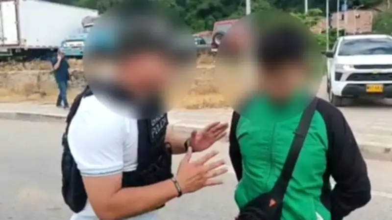 Capturan a 'Máquina', extorsionista en Bucaramanga