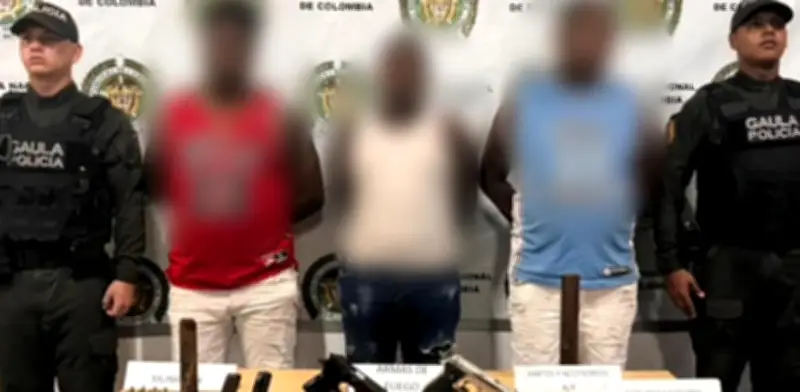 Capturan a tres integrantes de ‘los Shottas’ vinculados con el Eln en Buenaventura
