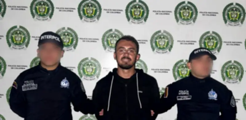 Capturan en Bogotá a peligroso prófugo kosovar que usaba identidad falsa