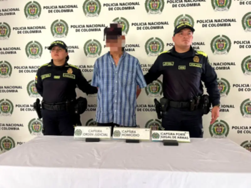 Capturan en Floridablanca a presunto homicida de 43 años