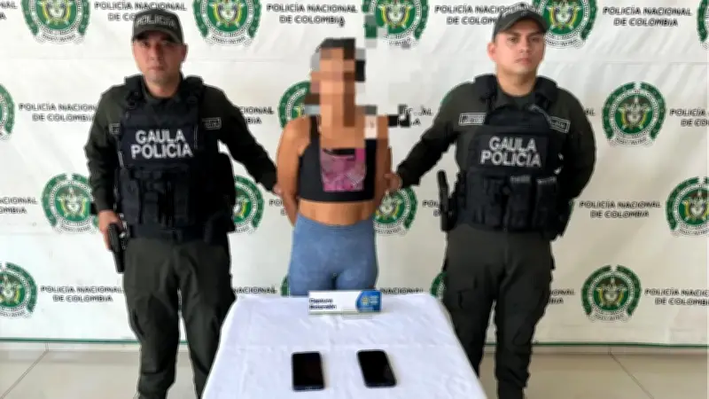 Capturan mujer que fotografiaba negocios para extorsionar a comerciantes en Bucaramanga