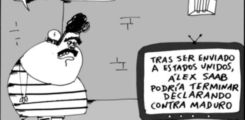 Caricatura: Desde la prisión, una mirada crítica a la justicia colombiana