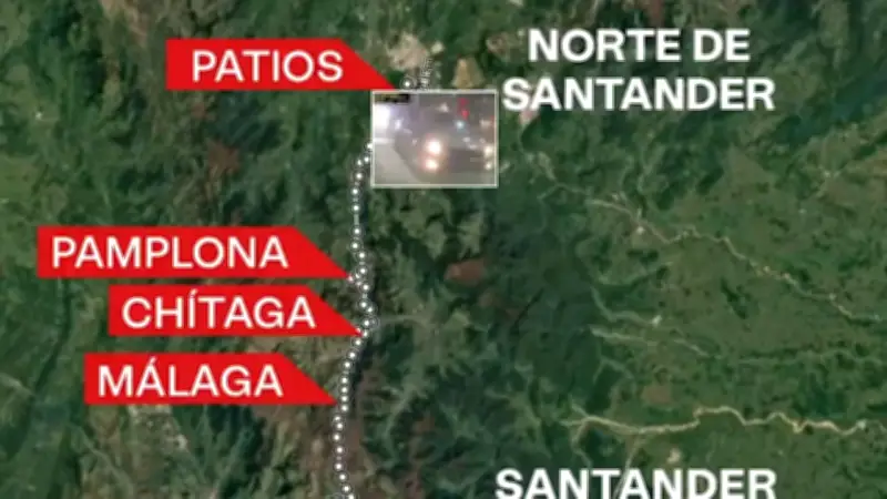 Caso Yulixa Toloza: el recorrido del carro desde Bogotá hasta Norte de Santander