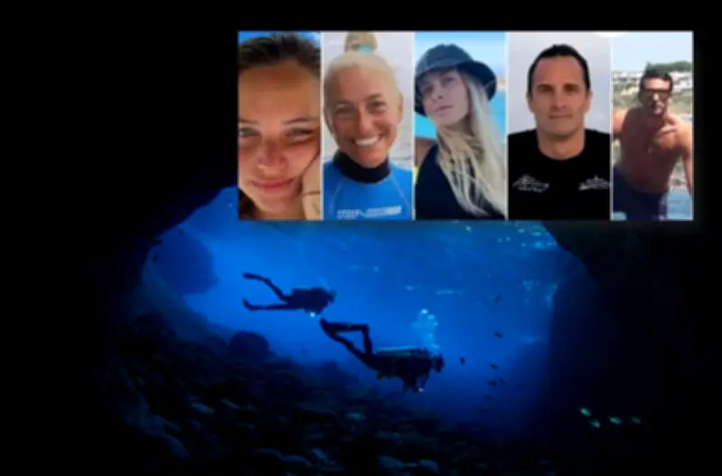 Cinco italianos mueren en trágico accidente de buceo en cuevas submarinas en Maldivas