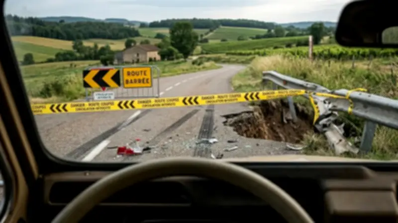 Cinco jóvenes mueren en Francia al caer su coche por un precipicio